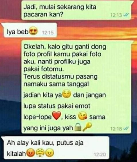 Moment gagal jadian yang kocak dan bikin ngakak